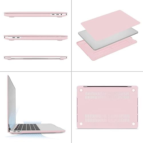 MOSISO Compatible with MacBook Pro 13 inch Case M2 2025, 2024, 2023-2016 A2338 M1 A2251 A2289 A2159 A1989 A1708 A1706, Plastic Hard Case&Keyboard Skin&Webcam Cover for MacBook Pro 13.3, Rose Quartz thumbnail 6