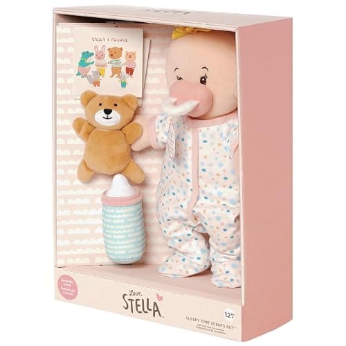 Manhattan Toy Wee Baby Stella Sleepy Time Scents Soft Doll Set, 12",Peach thumbnail 6