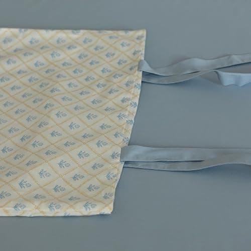 VM VOUGEMARKET Full Duvet Cover with Blue Flower Prints,100% Cotton Bedding Set,Yellow Plaid Grid Comforter Cover with Zipper Closure,80x90 Inch thumbnail 9