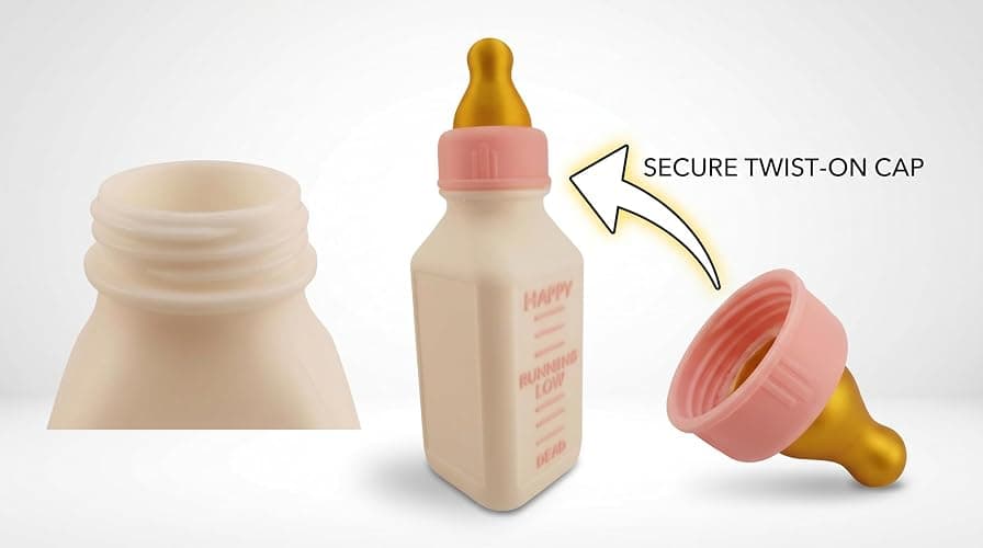 Cry Baby Perfume Milk Bottle Inspired Decorative Display Bottle – Collector Shelf Decor thumbnail 4
