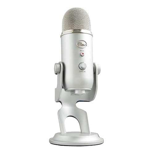Logitech Creators Blue Yeti USB Microphone for Gaming, Streaming, Podcast, YouTube, Discord, PC, Studio Sound, Plug & Play-Silver thumbnail 2