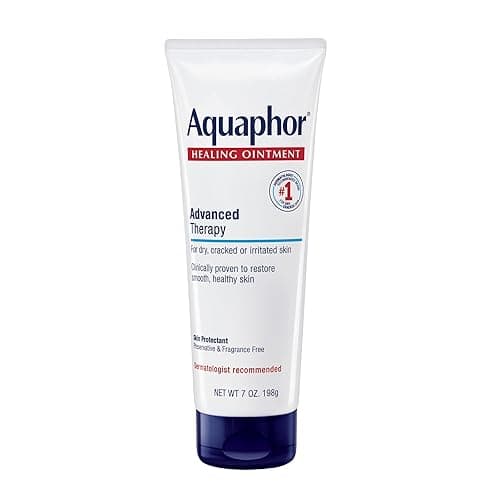Aquaphor Healing Ointment Advanced Therapy Skin Protectant, Dry Skin Body Moisturizer, 7 Oz Tube - 7 Ounce (Pack of 1)