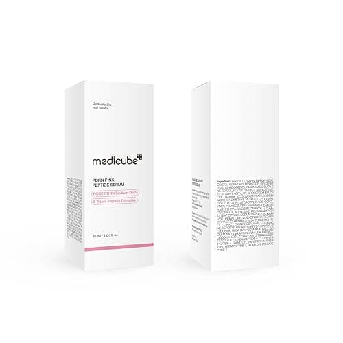 medicube PDRN Pink Peptide Serum, Pink glow serum, Peptide, Niacinamide, Hydrating & Moisturizing & Firming, Uneven Skin Tone, Korean Skincare | 1.01 fl.oz. (1.01 fl.oz., Rose PDRN (Vegan)) thumbnail 9