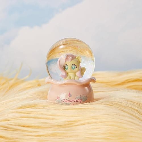 MINISO My Little Pony Crystal Ball Series Blind Box Collectible, Glittering Snow Globe Display Model for Room Decor & Birthday Gifts, Random Design (Single Box) thumbnail 2