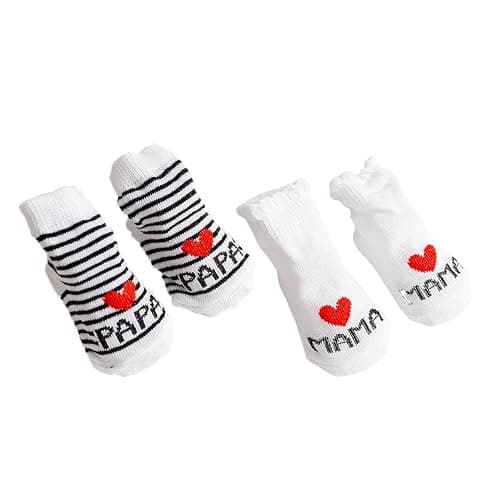 Losuesme Baby Socken 0-6 Monate Baumwolle Junge Mädchen Baumwollsocken Neugeborenen Unisex 2 Paar Kleinkind Personalisierte Geschenk Zur Geburt Mädchen thumbnail 2