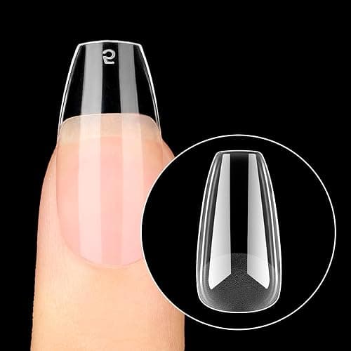 Beetles Short Coffin Nail Tips 576 PCS Half Matte Pre-shape Short Coffin Fake Nails 12 Sizes Full Cover Acrylic False Nails Nail Extension DIY Manicure Gifts for Women thumbnail 8