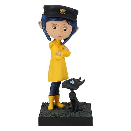 Royal Bobbles Coraline with The Cat – 6.5 Inches Tall – Collectible Bobblehead Statue - Image 1