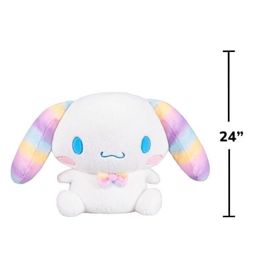 Jazwares Hello Kitty® and Friends, Cinnamoroll™ 24-inch Soft Rainbow Plush - Officially Licensed Sanrio Product from Ages 6+ thumbnail 3