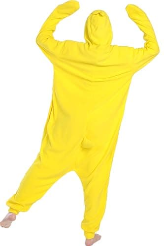 Markest Unisex Onesie for Adult and Teenagers Animal Yellow Duck Cosplay Costumes One Piece Pajama thumbnail 2