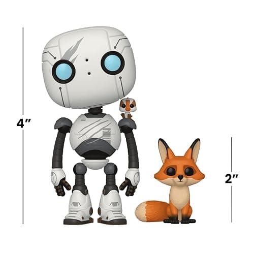 Funko POP! & Buddy: The Wild Robot - Roz with Brightbill & Fink | Official Cartoon/Animation Merch - Collectable Vinyl Figurine for Shelf Display - Birthday Gift Idea for Fans and Collectors thumbnail 3