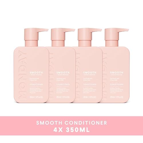 MONDAY Haircare 4 x 350 ml SMOOTH Conditioner with Wheat Protein, Coconut Oil & Avocado Oil for Frizz-Prone Hair thumbnail 2