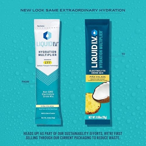Liquid I.V.® Hydration Multiplier - Pina Colada | Electrolyte Powder Drink Mix | 1 Pack (16 Servings) thumbnail 3