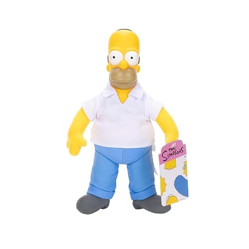 Disney The Simpsons Homer Plush Features Soft Fabric Body with Sculpted Head Officially Licensed by Disney - Image 1