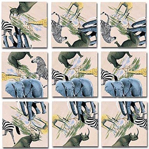 Scrambel Squares-Serengeti 9 Piece Scramble Square Puzzle -Challenging Brain Teaser for Children & Adults-Boosts Cognitive Function & Problem Solving thumbnail 5