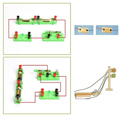 School Physics Labs Basic Electricity Discovery Circuit and Magnetismus Experiment for High School Students Gift Science Study Guide thumbnail 4
