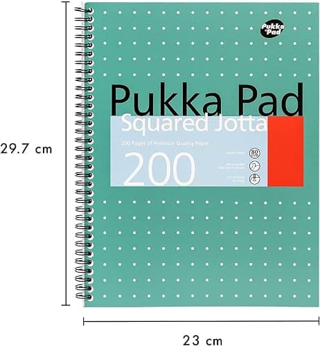 Pukka Pad A4 Squared Paper Notebook - Pack of 3 thumbnail 2