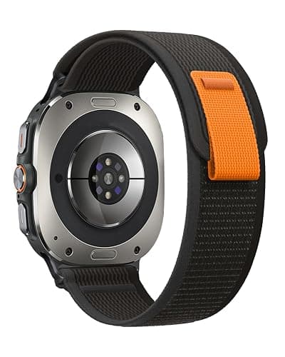 Trail Loop Nylon Band Compatible with Samsung Galaxy Watch Ultra Bands 47mm,Soft Fabric Woven Wristbands Adjustable Sport Strap for Samsung Galaxy Watch Ultra 47mm Band 2024/2025 for Men Women - Image 1