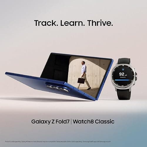 Samsung Galaxy Watch 8 Classic (2025) 46mm Bluetooth Smartwatch, Cushion Design, Rotating Bezel, Quick Button, Sleep Coaching, Running Coach, Energy Score, White [US Version, 2 Yr Warranty] thumbnail 9