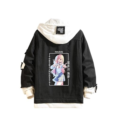 GO2COSY Anime My Dress-Up Darling Denim Jacket Hoodie Jeans Hooded Sweatshirt Sweater Pullover - Image 1