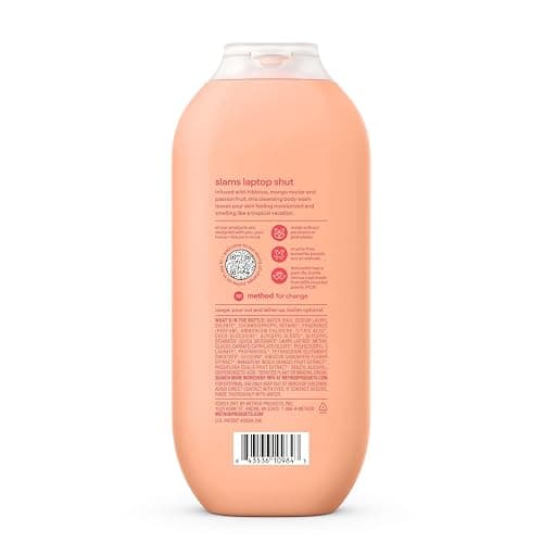 Method Body Wash, Island Mist, Hibiscus + Mango Nectar + Passion Fruit notes, 18oz thumbnail 2