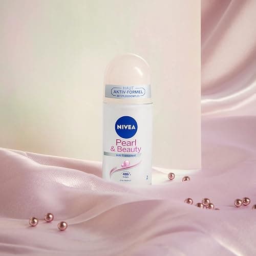 Nivea Pure Pearl & Beauty Roll-On Deodorant 50 ml Antiperspirant Roller for Nourished Armpit Skin 48-Hour Deodorant with Antibacterial Protection thumbnail 3