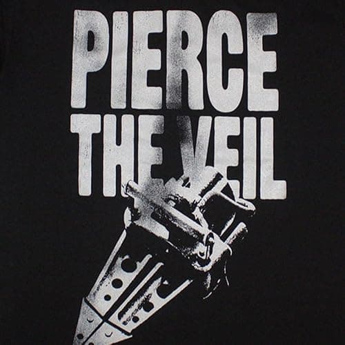 Rock Off officially licensed products Pierce The Veil Large Text T Shirt thumbnail 2