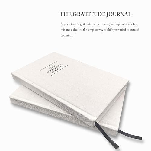 The Gratitude Journal for More Happiness, Optimism, Affirmation & Reflection - An Effective Manifestation Guide Journal, Undated Daily Journals for Women & Men (Beige) thumbnail 3