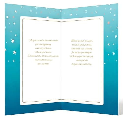 multiwins Graduation Cap, White Stole & Graduation Card Set - Adjustable Cap with 2026 Tassel for High School & Bachelor thumbnail 8