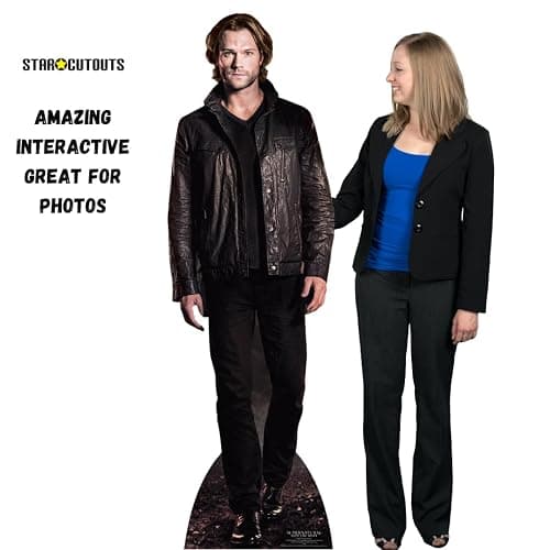 STAR CUTOUTS Sam Winchester (Jared Padalecki) Hunter Supernatural Life Size Cardboard Cut Out with Mini Table Top, Multi Colour thumbnail 7