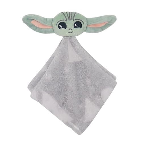 Lambs & Ivy Star Wars Baby Yoda/The Child Swaddle Blanket & Lovey Gift Set thumbnail 4