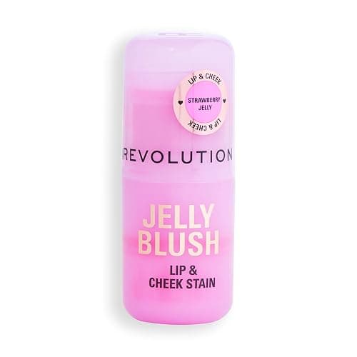 Revolution Beauty, Jelly Blush Stick Lip & Cheek Stain, Long-Lasting & Buildable with Hyaluronic Acid & Aloe, Vegan & Cruelty-Free, Strawberry Pink thumbnail 8