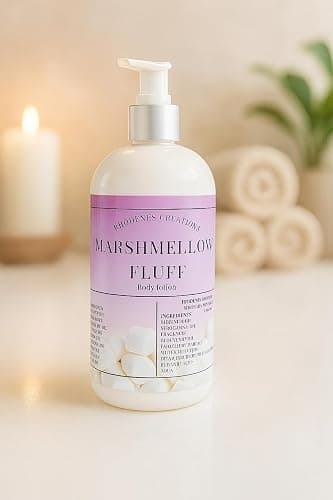 Rhodene Creations Marshmallow Fluff Body Lotion, Nourishing and Hydrating Formula - Image 1