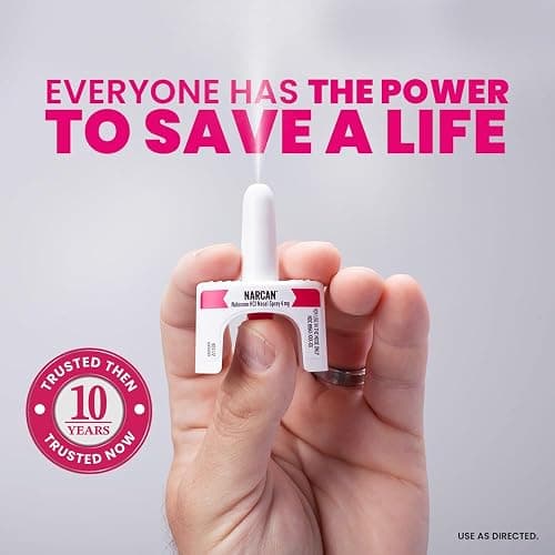 NARCAN Nasal Spray 4 mg, Emergency Treatment of Opioid Overdose, 2 Single-Dose Devices thumbnail 3