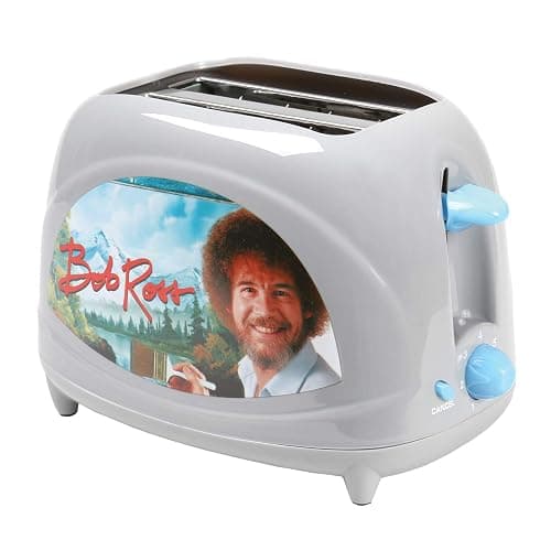 Uncanny Brands Bob Ross Toaster - Toasts Bob's Iconic Face onto Your Toast thumbnail 7