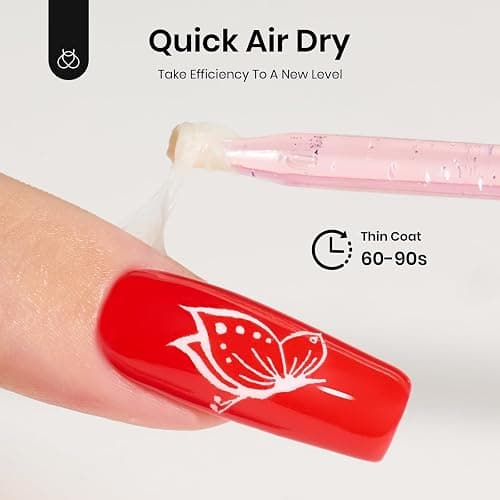 beetles Gel Polish Liquid Latex for Nails: 15ML Simple Peel off Cuticle Guard for Nail Polish Nail Art Liquid Latex Barrier Protector Manicure Cuticle Protectors with Stick Gifts for Women thumbnail 3