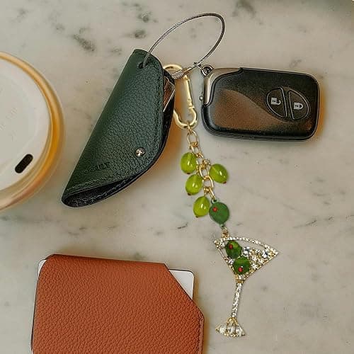 Madison Tyler Western Cowboy Boots Cherry Bow Bubble Tea Strawberry Cute Keychain | Bag Charms for Handbags Purse Charms thumbnail 4