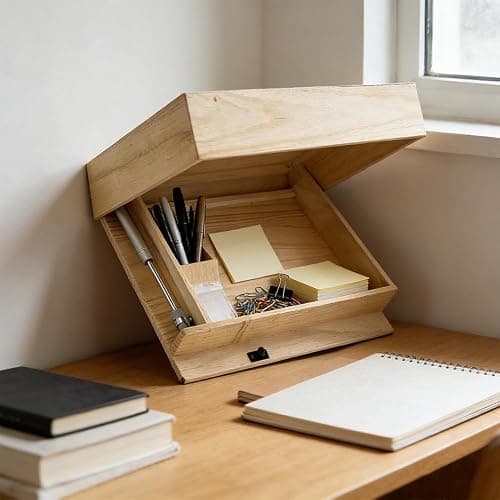 1PCS Floating Shelf with Secret Compartment in Original Wood Color,Concealed Floating Shelf,Ideal Concealment Shelf Decor for Elegant Storage,Modern Hidden Shelf Safe for Living Room,Bedroom,Office thumbnail 4