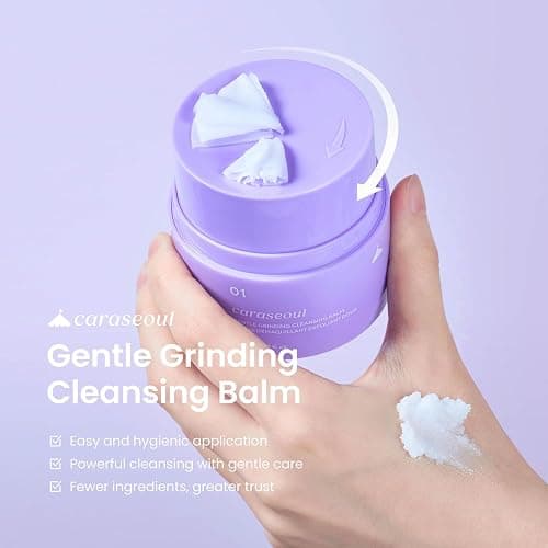 caraseoul Gentle Grinding Burro Struccante - Detergente Viso Coreana, BHA Acido Salicilico & Bakuchiol, Struccante Waterproof, Vasetto Twist-Up, Vegano, Delicato su Occhi e Pelli Sensibili (50ml) thumbnail 2