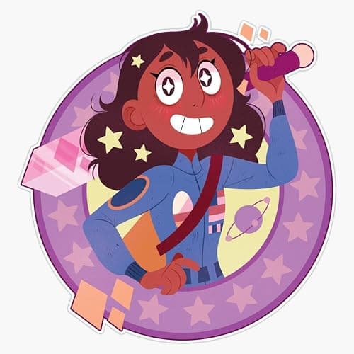 Connie - Space Camp - Steven Universe Sticker Bumper Sticker Vinyl Decal 5" - Image 1