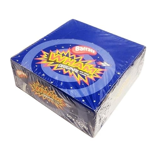 Wham Raspberry Chew Bars – Full Box of 60 Original Retro Sweets | Fizzy, Fruity, Tangy Candy Treats | British Nostalgic Favourites | Party Bag Fillers & Sweet Shop Bulk Box thumbnail 3