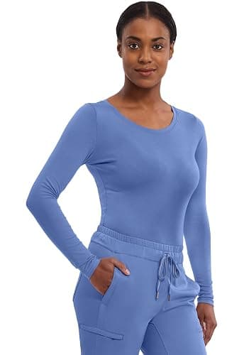 Healing Hands Women's Underscrub Soft Knit Melissa Longsleeve Scrub Tee with Breathable & Easy Care Fabric 5047 thumbnail 7