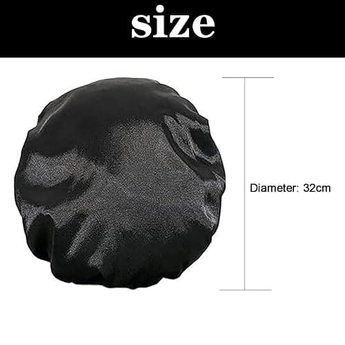 iLamvie Bonnet Satin Cheveux Nuit, Bonnet De Nuit Satin, Bonnet Soie Cheveux Nuit Bonnet Cheveux Nuit Pour Femmes Cheveux Longs Cheveux Bouclés(Noir) thumbnail 3