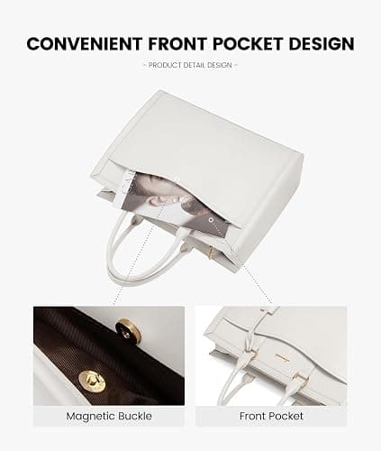 LOVEVOOK Laptop Tote Bag for Women, Office Work Bag Briefcase fit for 15.6 inch Laptop, Large Capacity Teacher Bag Handbag thumbnail 2