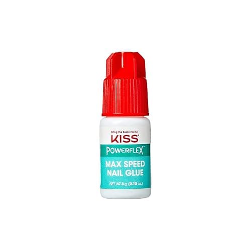 Kiss PowerFlex Maximum Speed Nail Glue - Fast Drying Adhesive for Glue-On Nails & Repairs with Nozzle Tip Applicator, Ideal for Tips & Wraps, Net Wt. 0.10 oz (3g) thumbnail 5