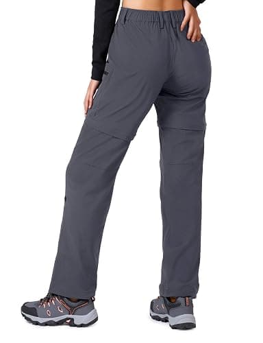 Cycorld Women's-Hiking-Pants-Convertible Quick-Dry-Stretch-Lightweight Zip-Off Outdoor Pants with 5 Deep Pockets thumbnail 2