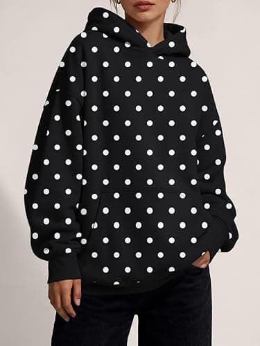 Trendy Queen Women Oversized Hoodies Fall Outfits | Gentle Skin Feel, Aesthetic Drop Shoulder, Large Kangaroo Pocket, Seamless Daily Outfit Match thumbnail 2
