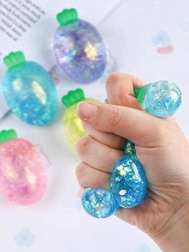 FQZWONG Birthday Party Favors Always Returns to Its Square Shape Squeeze Ball Set Stress Relief & Fidget for ADHD Sensory Squeeze Stress Balls Increase Entertainment Ages 3 and Up thumbnail 7