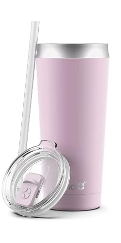 Ello Beacon Vacuum Insulated Stainless Steel Tumbler with Slider Lid and Optional Straw thumbnail 5