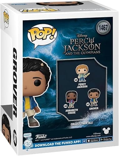 POP TV: Disney - Percy Jackson and The Olympians, Grover Funko Vinyl Figure (Bundled with Compatible Box Protector Case), Multicolored, 3.75 inches thumbnail 3
