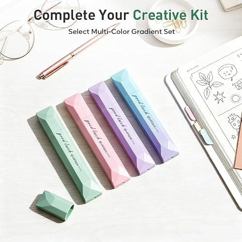 Double Sided Tape Pens, 4PCS Craft Adhesive Glue Applicator, Double Sided Glue Pen for Scrapbooking, Gift Wrapping, Photo Mounting, School Office DIY Crafts (Green) thumbnail 8